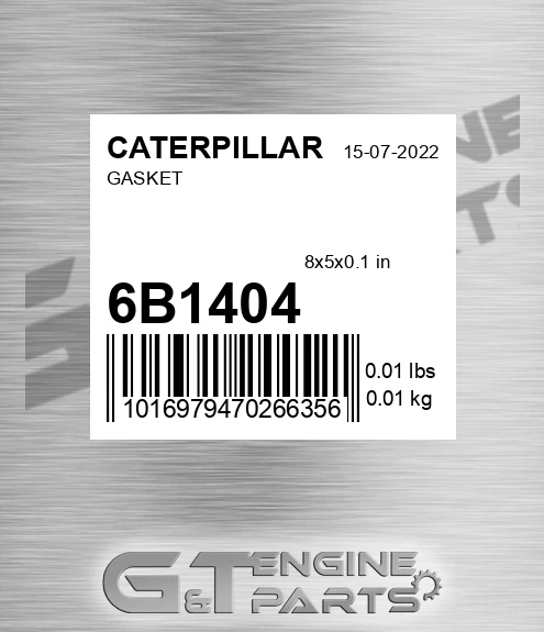 6B1404 Gasket for CATERPILLAR