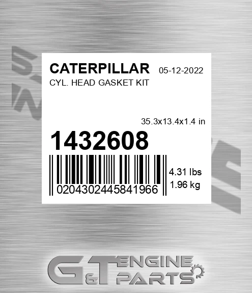 143-2608 Cyl. Head Gasket Kit for CATERPILLAR