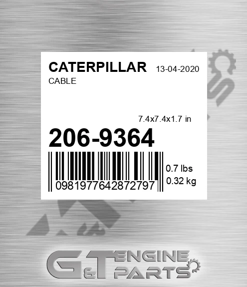 206-9364 Cable