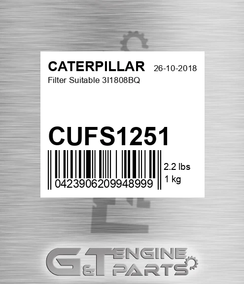 CUFS1251 Filter Suitable 3i1808bq