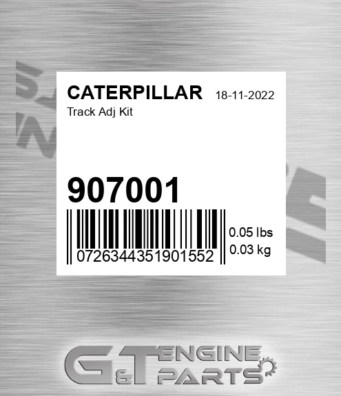 907001 CATERPILLAR Track Adj Kit