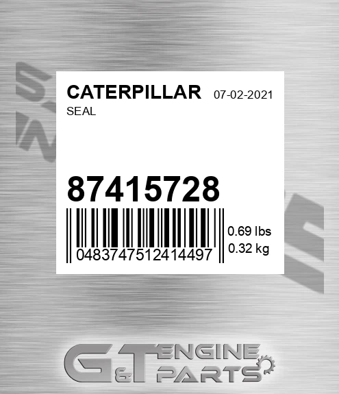 87415728 CATERPILLAR Seal