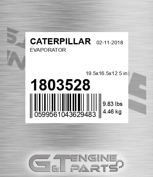 180-3528 Evaporator for CATERPILLAR