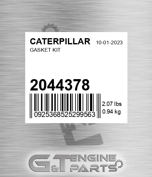 204-4378 Gasket Kit for CATERPILLAR