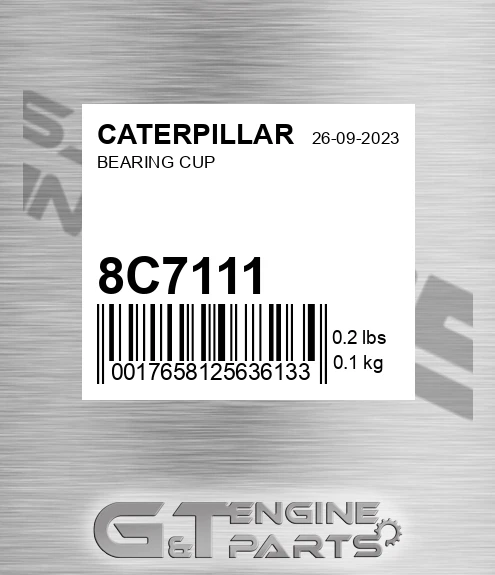 8C-7111 Bearing Cup for CATERPILLAR