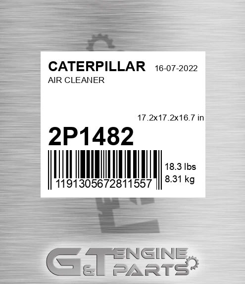 2P-1482 CATERPILLAR Air Cleaner
