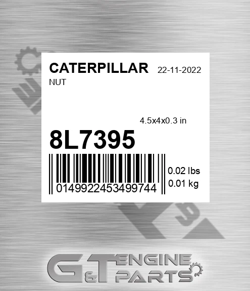8L-7395 Nut