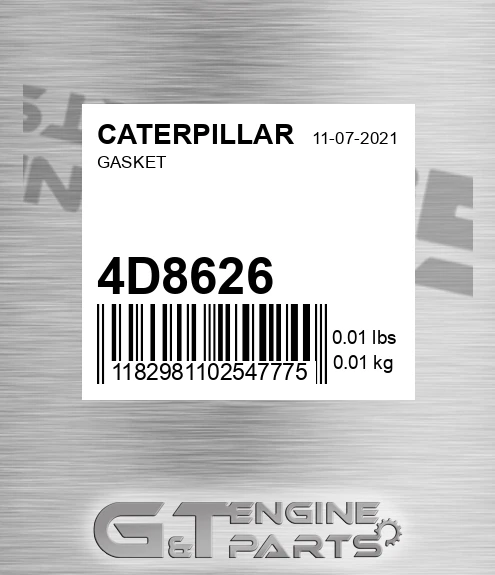 4D8626 CATERPILLAR Gasket