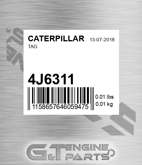4J6311 Tag