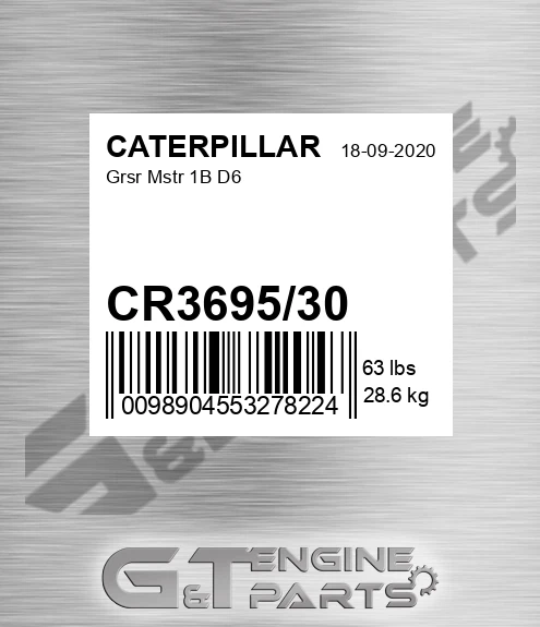 CR369530 Grsr Mstr 1b D6 for CATERPILLAR