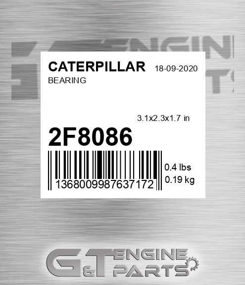 2F8086 Bearing