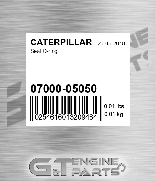 07000-05050 Seal O-ring for CATERPILLAR