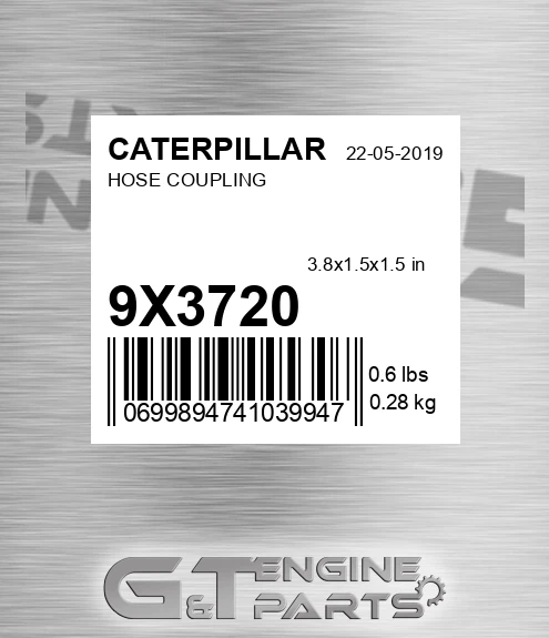 9X-3720 Hose Coupling
