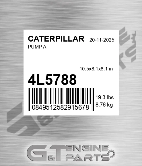 4L5788 Pump A for CATERPILLAR
