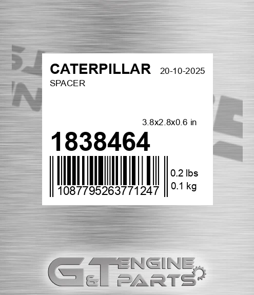 183-8464 Spacer for CATERPILLAR