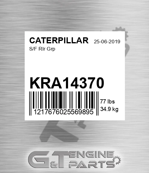 KRA14370 S/f Rlr Grp for CATERPILLAR