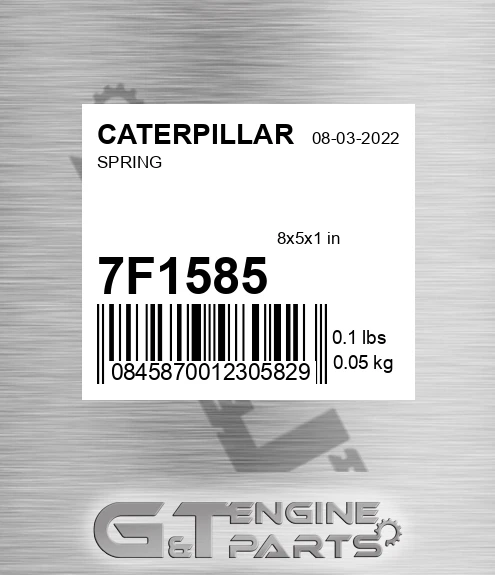 7F1585 Spring for CATERPILLAR