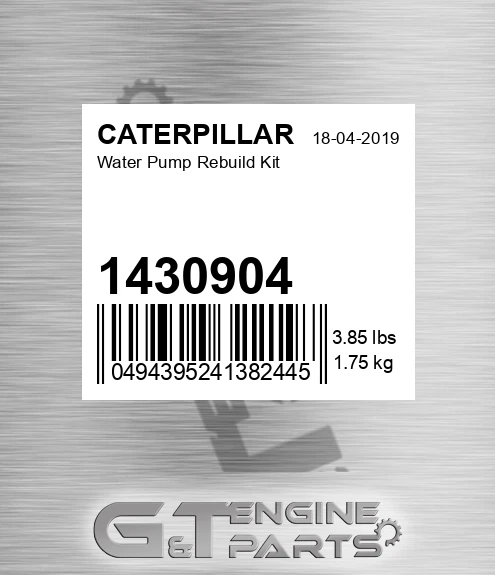 1430904 CATERPILLAR Water Pump Rebuild Kit