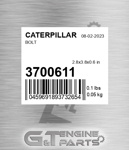 3700611 Bolt