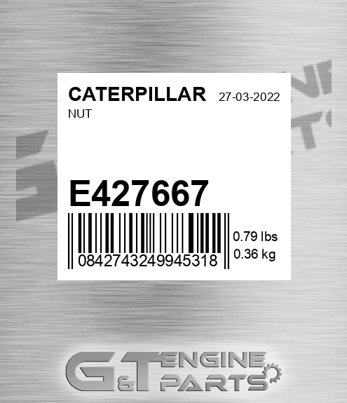 E427667 CATERPILLAR Nut