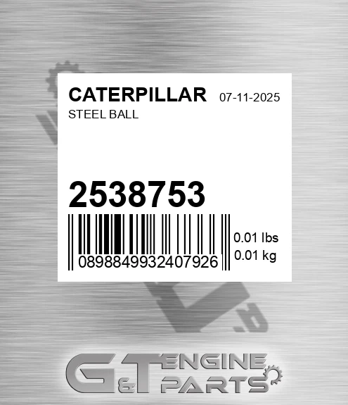 253-8753 Steel Ball for CATERPILLAR