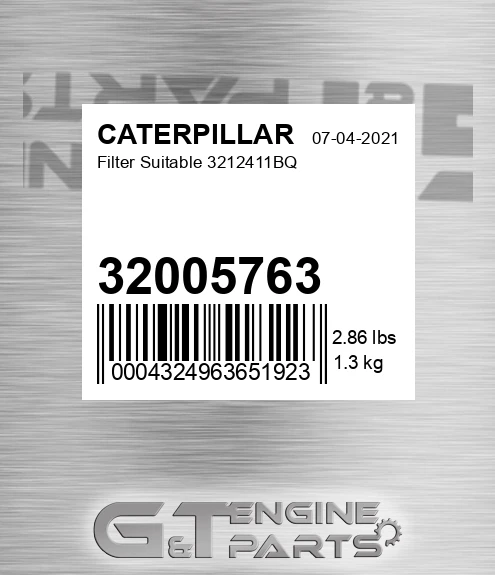 32005763 Filter Suitable 3212411bq