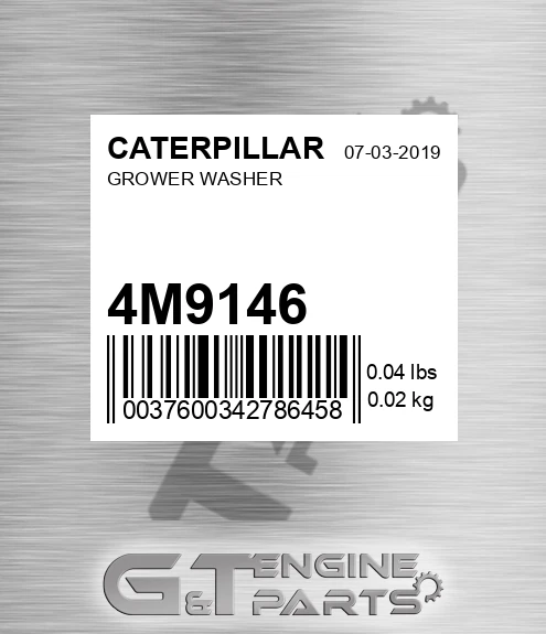 4M-9146 Grower Washer for CATERPILLAR