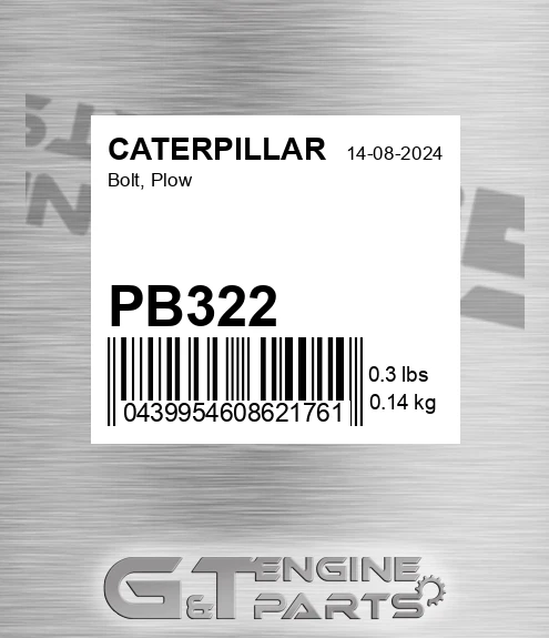 PB322 Bolt, Plow