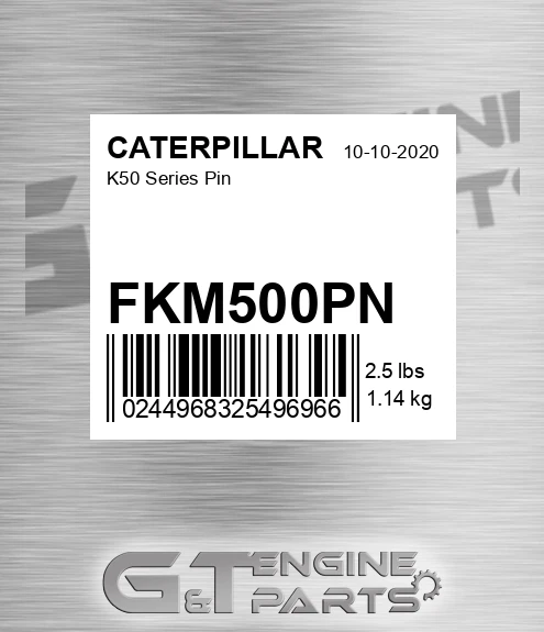 FKM500PN K50 Series Pin for CATERPILLAR