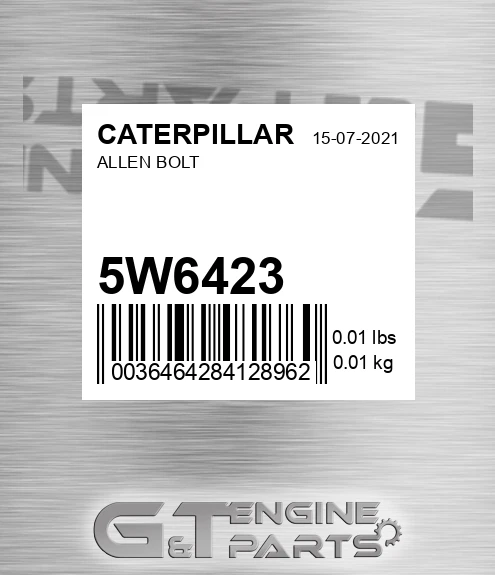 5W-6423 Allen Bolt for CATERPILLAR