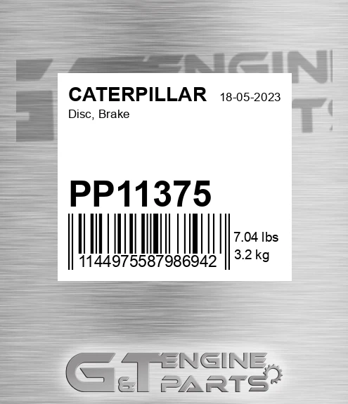 PP11375 Disc, Brake