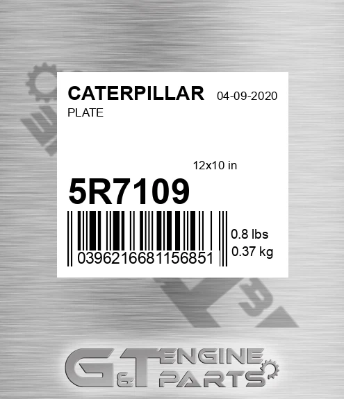 5R7109 Plate