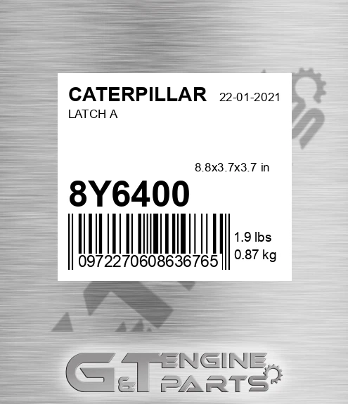 8Y6400 Latch A for CATERPILLAR