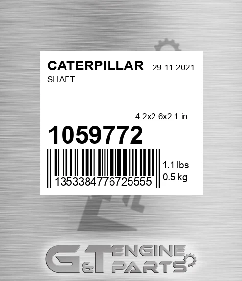 105-9772 Shaft for CATERPILLAR