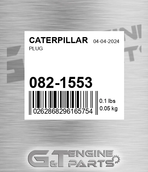082-1553 Plug for CATERPILLAR