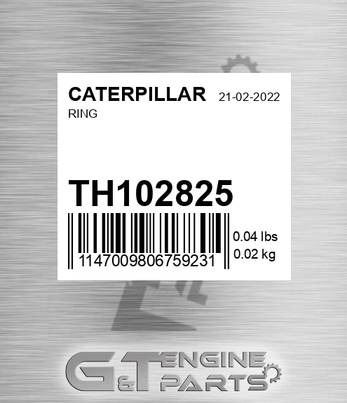 TH102825 Ring for CATERPILLAR