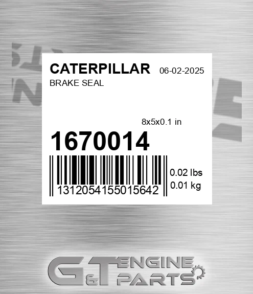 167-0014 Brake Seal