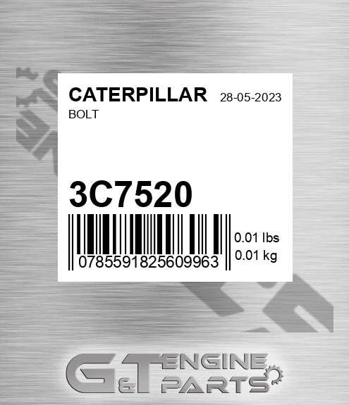 3C-7520 Bolt