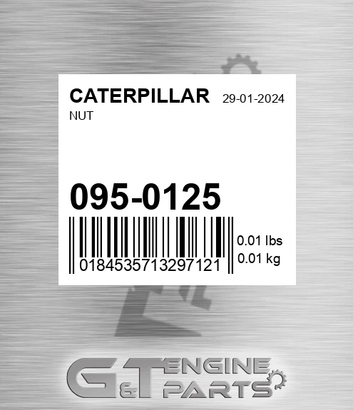 095-0125 Nut