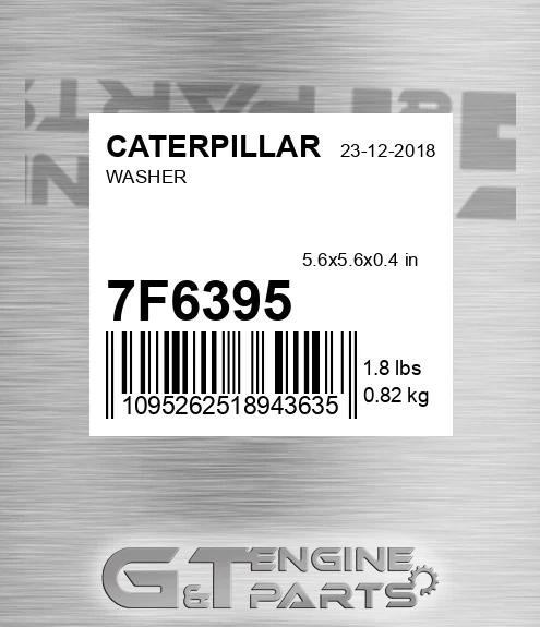 7F6395 Washer for CATERPILLAR