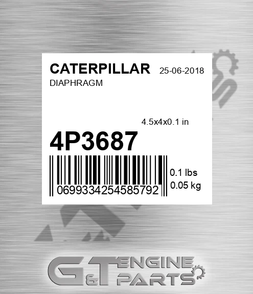 4P3687 Diaphragm