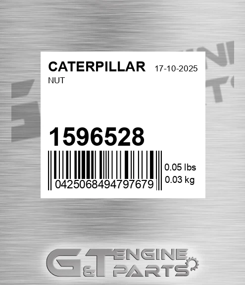 159-6528 Nut for CATERPILLAR
