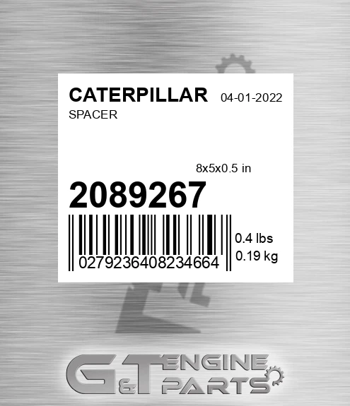 208-9267 Spacer
