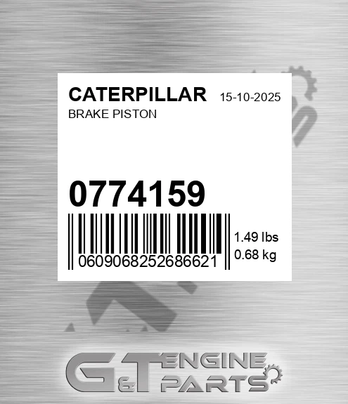077-4159 Brake Piston for CATERPILLAR