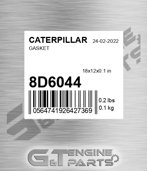 8D6044 Gasket