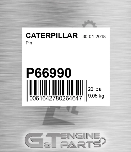 P66990 Pin for CATERPILLAR