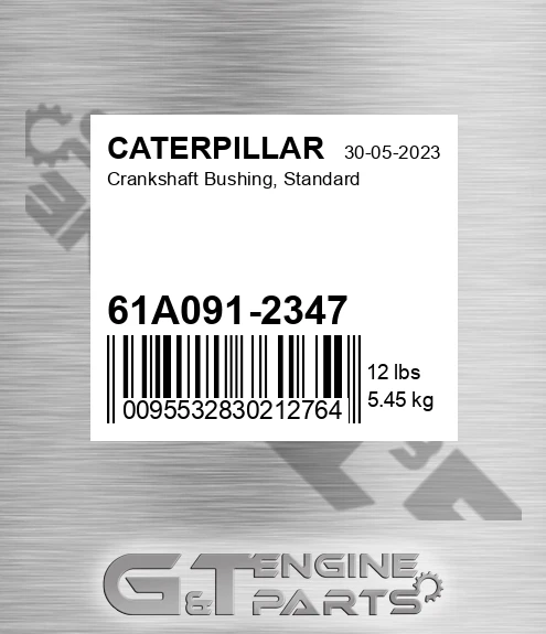 61A091-2347 Crankshaft Bushing, Standard