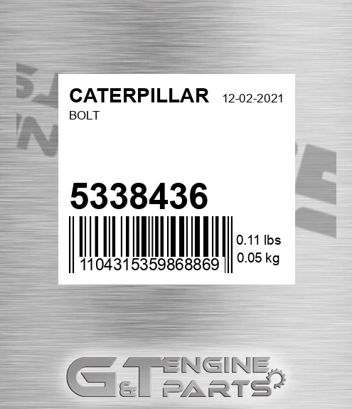 533-8436 Bolt for CATERPILLAR