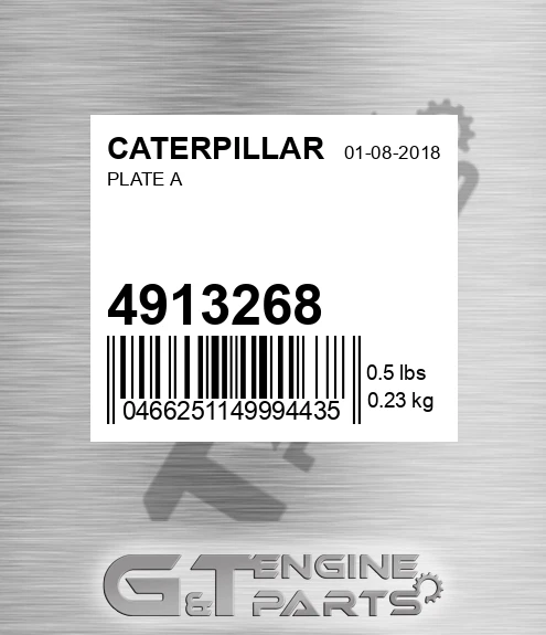 4913268 Plate A