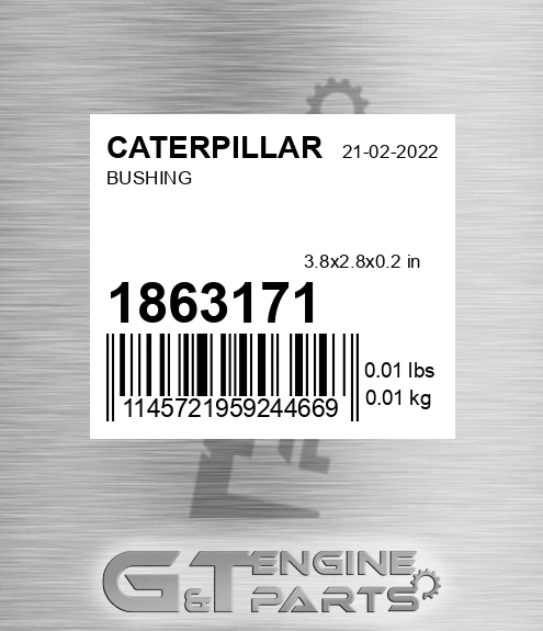 186-3171 Bushing for CATERPILLAR